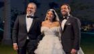 زفاف نجلة السيناريست المصري مدحت العدل (صور)