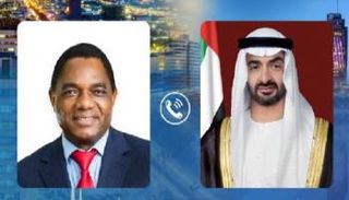 الشيخ محمد بن زايد آل نهيان ورئيس زامبيا - وام