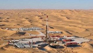 أحد حقول جنة النفطية في شبوة