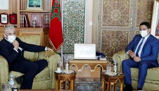 لقاء سابق بين لابيد وبوريطة