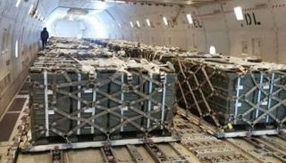 حزمة أسلحة وصلت في وقت سابق لأوكرانيا