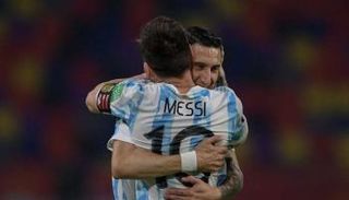 أنخيل دي ماريا مع ليونيل ميسي