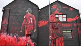 جدارية للاعب المصري محمد صلاح