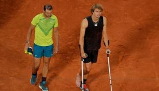 إصابة زفيريف أمام نادال