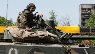 قوات روسية في منطقة لوهانسك