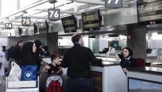 تعطل العمل في مطار طهران