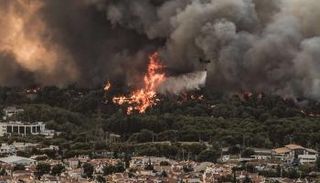 صورة للحريق 