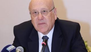 نجيب ميقاتي رئيس حكومة تصريف الأعمال بلبنان