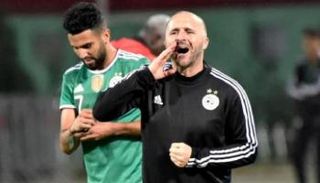 جمال بلماضي ورياض محرز في منتخب الجزائر