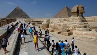 منطقة الأهرامات في مصر