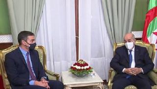 لقاء سابق بين الرئيس الجزائري ورئيس الوزراء الإسباني