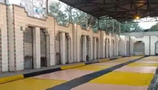 سوق السمك في المنيب أثناء أعمال التطوير