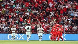 برونو فيرنانديز في لقاء البرتغال وسويسرا