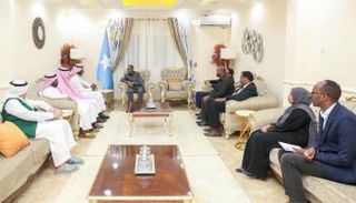 جانب من لقاء روبلي والوفد السعودي