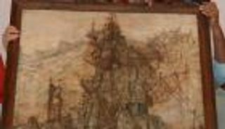 كانت معلقة بقهوة بلدي.. "الثقافة المصرية" تستعيد لوحة مفقودة من القرن الماضي