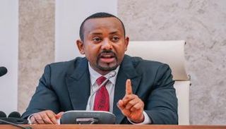 رئيس الوزراء الإثيوبي آبي أحمد متحدثا أمام البرلمان