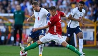 من مباراة إنجلترا والمجر في دوري الأمم الأوروبية