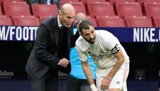 بنزيما وزيدان في ريال مدريد