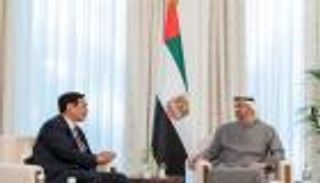 محمد بن زايد يستقبل الوزير المنسق للشؤون البحرية والاستثمار بإندونيسيا