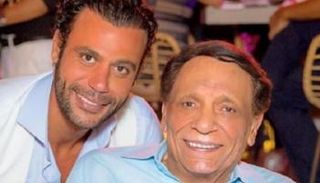 الفنان عادل إمام ونجله محمد