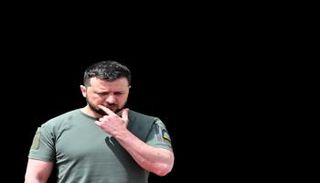  الرئيس الأوكراني فولوديمير زيلينسكي (أ ف ب)