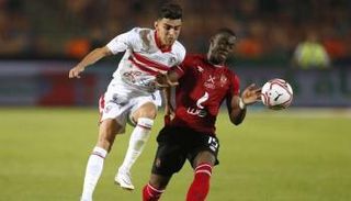 من مباراة الأهلي والزمالك في الدوري المصري