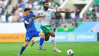 مباراة المنتخب السعودي تحت 23 عاما أمام أوزبكستان