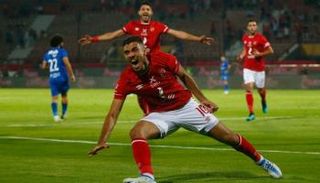 محمد شريف في مباراة الأهلي ضد الزمالك