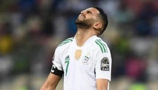 محرز خلال كأس أفريقيا الأخيرة