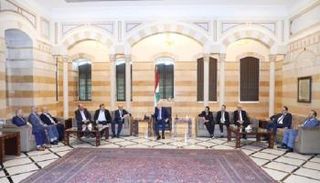 اجتماع نجيب ميقاتي مع السفير المصري في بيروت