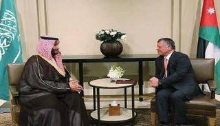 العاهل الأردني يستقبل الأمير محمد بن سلمان