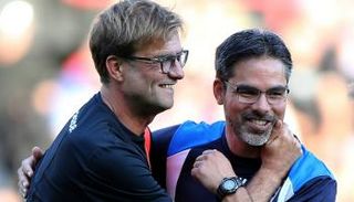 ديفيد فاجنر مع يورجن كلوب مدرب ليفربول