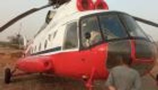 ليبيا.. سقوط مروحية تقل وزيرين بحكومة الدبيبة دون إصابات (صور)