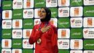 الدموع الذهبية.. ماذا فعلت فريال أشرف في دورة البحر المتوسط؟ (فيديو)