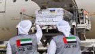 الإمارات ترسل طائرة إمدادات غذائية لدعم اللاجئين الأوكرانيين ببلغاريا
