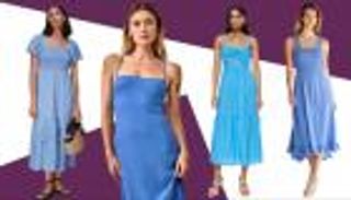 الأزرق "ملك ألوان الصيف" 2022.. قائمة بأفضل الفساتين (صور)