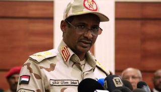 نائب رئيس مجلس السيادة السوداني الفريق أول محمد حمدان