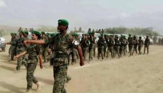 قوات الحزام الأمني لدى دخول شقرة الساحلية