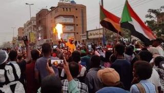 من مظاهرات اليوم في السودان