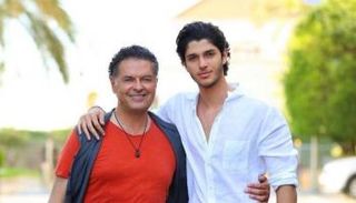 لؤي راغب علامة مع والده