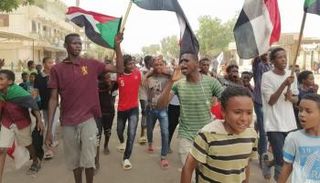 جانب من اعتصام أمدرمان