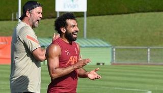 محمد صلاح ويورجن كلوب في ليفربول