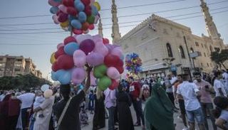 جانب من احتفال المصريين بالعيد - أرشيفية