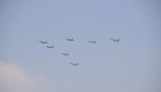 مقاتلات مشاركة في التدريب المشترك