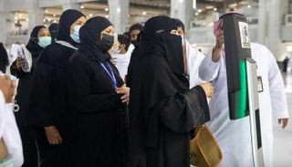 الحجاج داخل المسجد الحرام