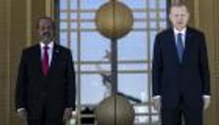 أردوغان يستقبل الرئيس الصومالي في أنقرة