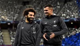 محمد صلاح مع لوفرين