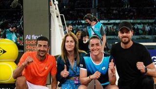 أنس جابر مع ميلاني مايار 