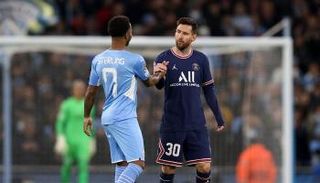 ليونيل ميسي ورحيم سترلينج