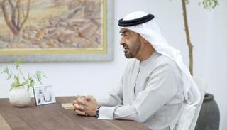 رئيس دولة الإمارات الشيخ محمد بن زايد آل نهيان